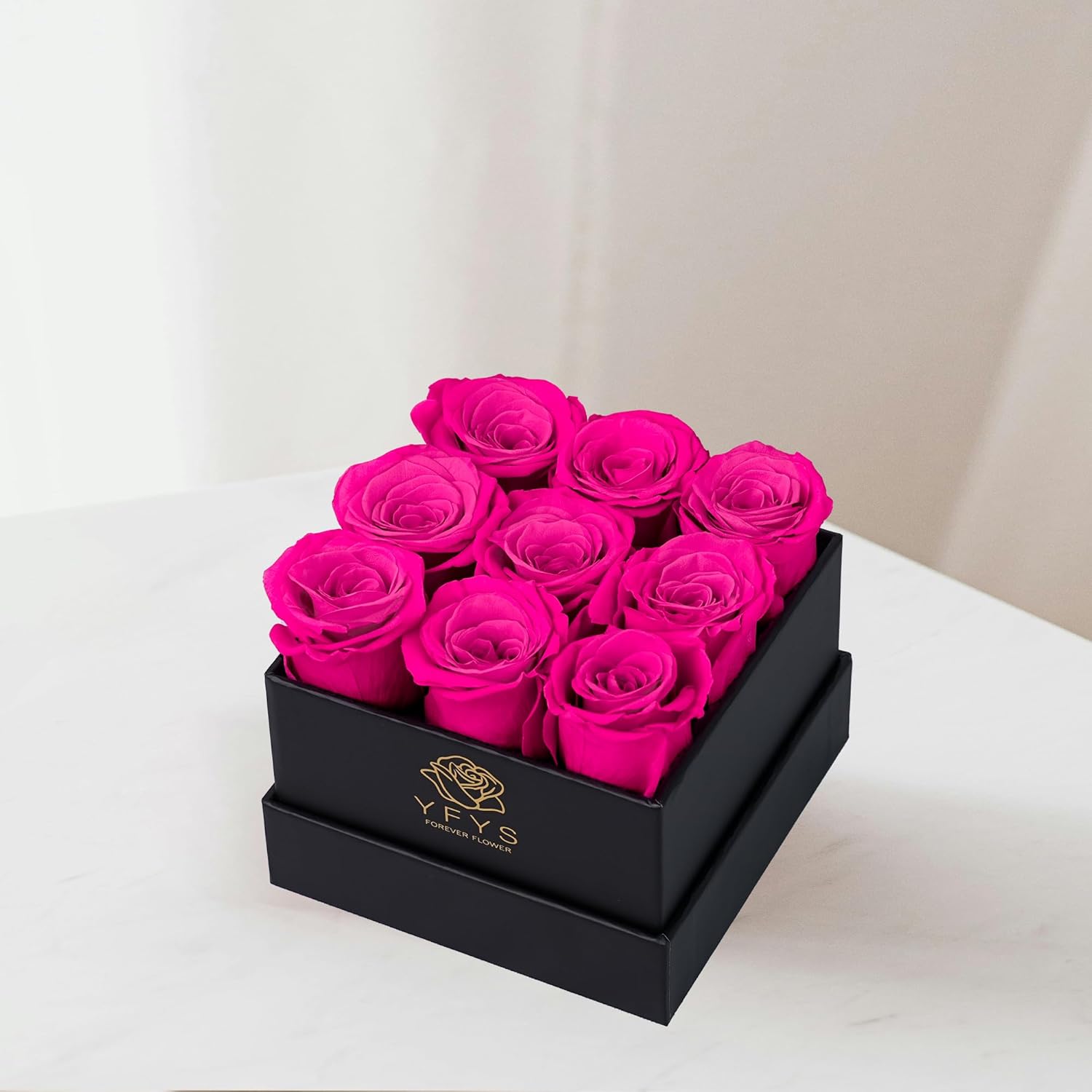Forever Flowers for Delivery Prime - 9pcs Preserved Fresh Roses, Genuine Roses That Last for Years, for Birthday Gifts for Women, Valentines Day, and Mother's Day (Pink) - Image 7