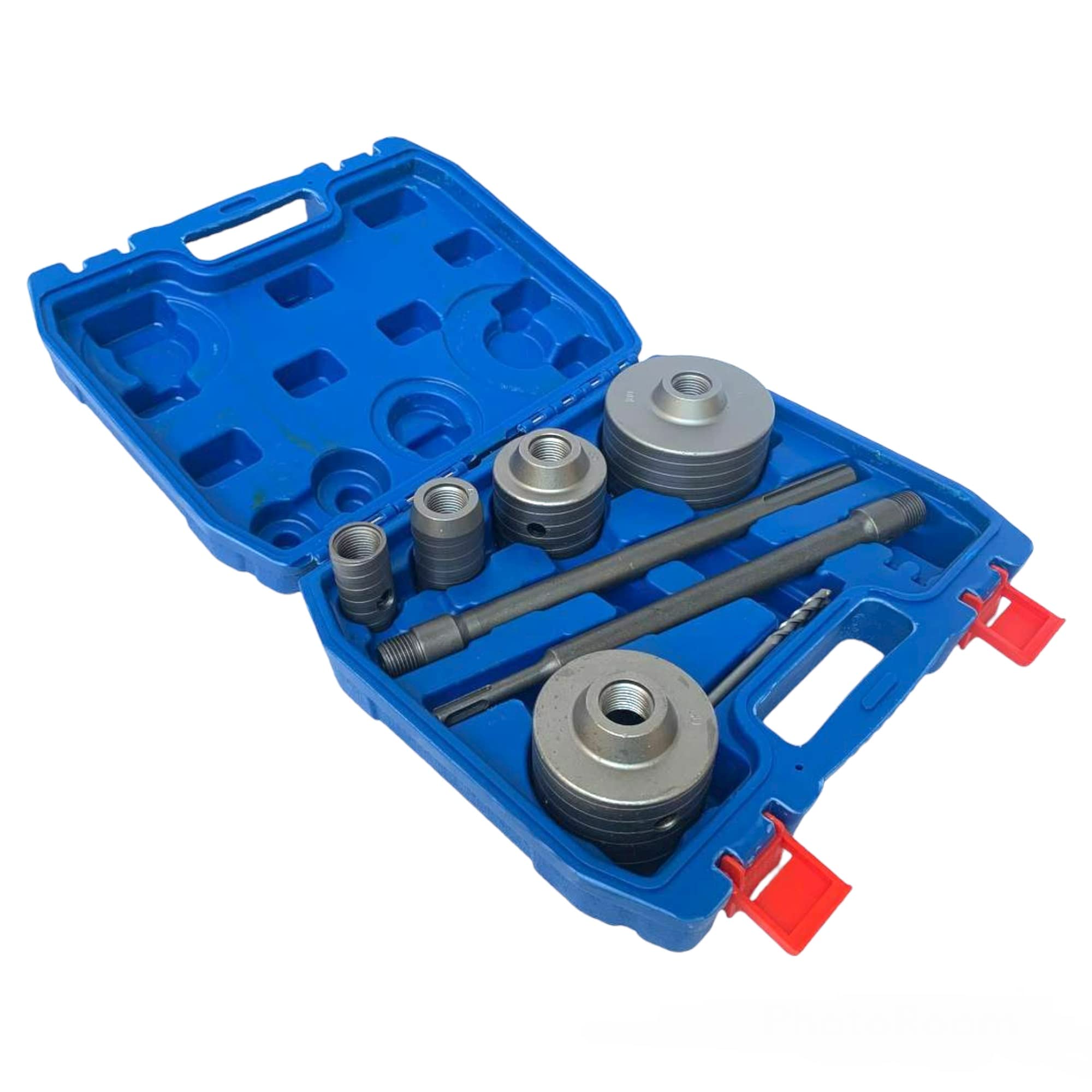 Frese a tazza carotatrici da trapano per forare muro fresa carotatrice con valigia 9 pezzi incluse prolunghe SDS PLUS e SDS MAX