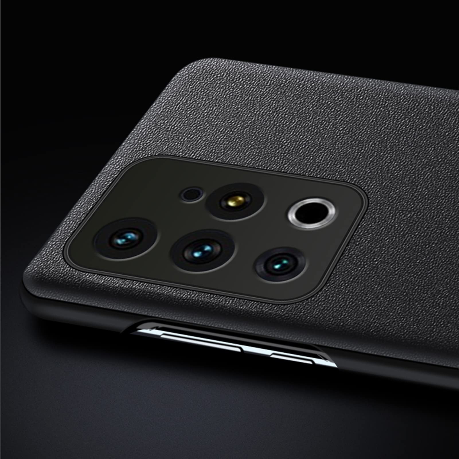 Etui do Samsung Galaxy S23/S23 Plus/S23 Ultra, etui z klapką Smart View, etui biznesowe Folio z podpórką, telefon ochronny ze skóry bydlęcej, czarny, S23 Plus 6,6"