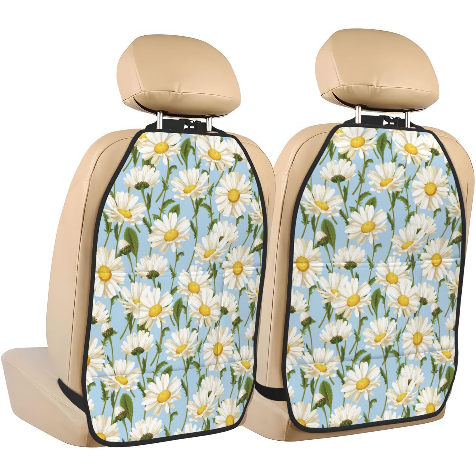 Protection de siège auto en tissu Oxford de qualité supérieure VOSERY motif floral