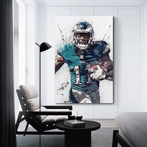 Miniatura 3 de fuyaozhishang AJ - Póster de arte marrón (11.8 x 17.7 in), estilo sin marco