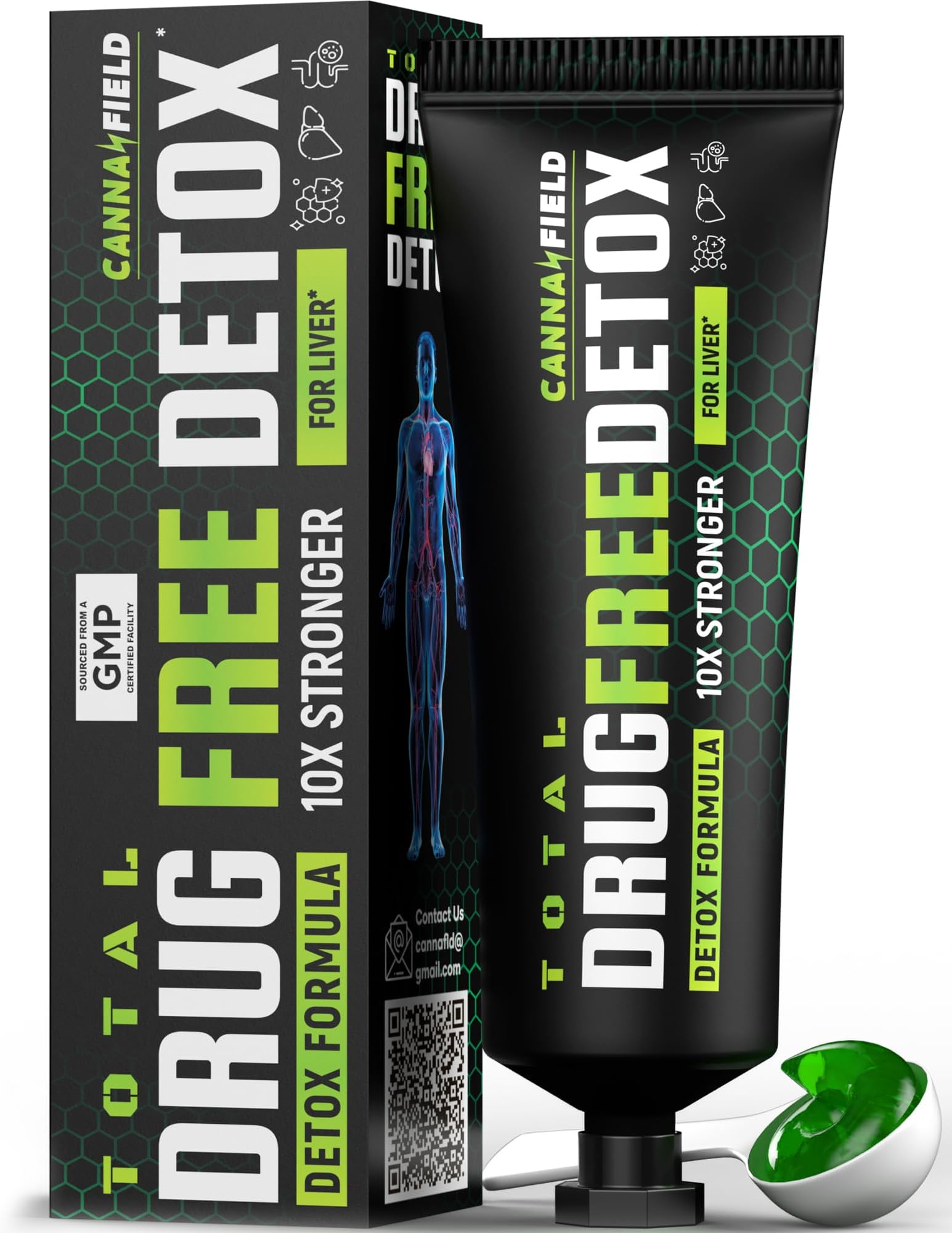 Complete Body Cleanse Detox Supplement Gel, Extra Strength Liver, Gut Detox & Repair with Milk Thistle, Effective Plant Based Detox Support Complex for Digestive Health