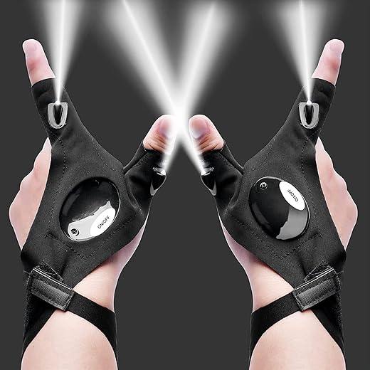 LED Flashlight Gloves Stocking Stuffers for Men Adults&hellip;