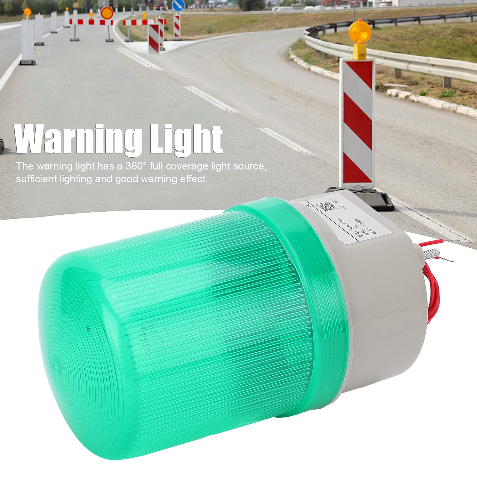 220VAC BERM Warnleuchte BEM - 1101 LED Blitzlicht Sirene LED Blinkalarm Gerätelampe Notleuchte für Fabriken, Stationen(Gelb
