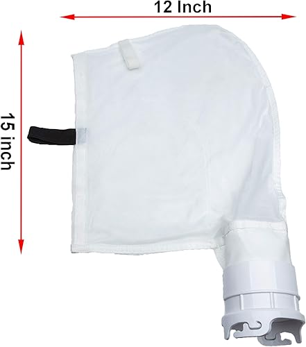 Miniatura 6 de ATIE Bolsa de malla fina para limpiador de piscinas con cierre de gancho y bucle compatible con Pentair Kreepy Krauly Legend, Platinum Pool Cleaner