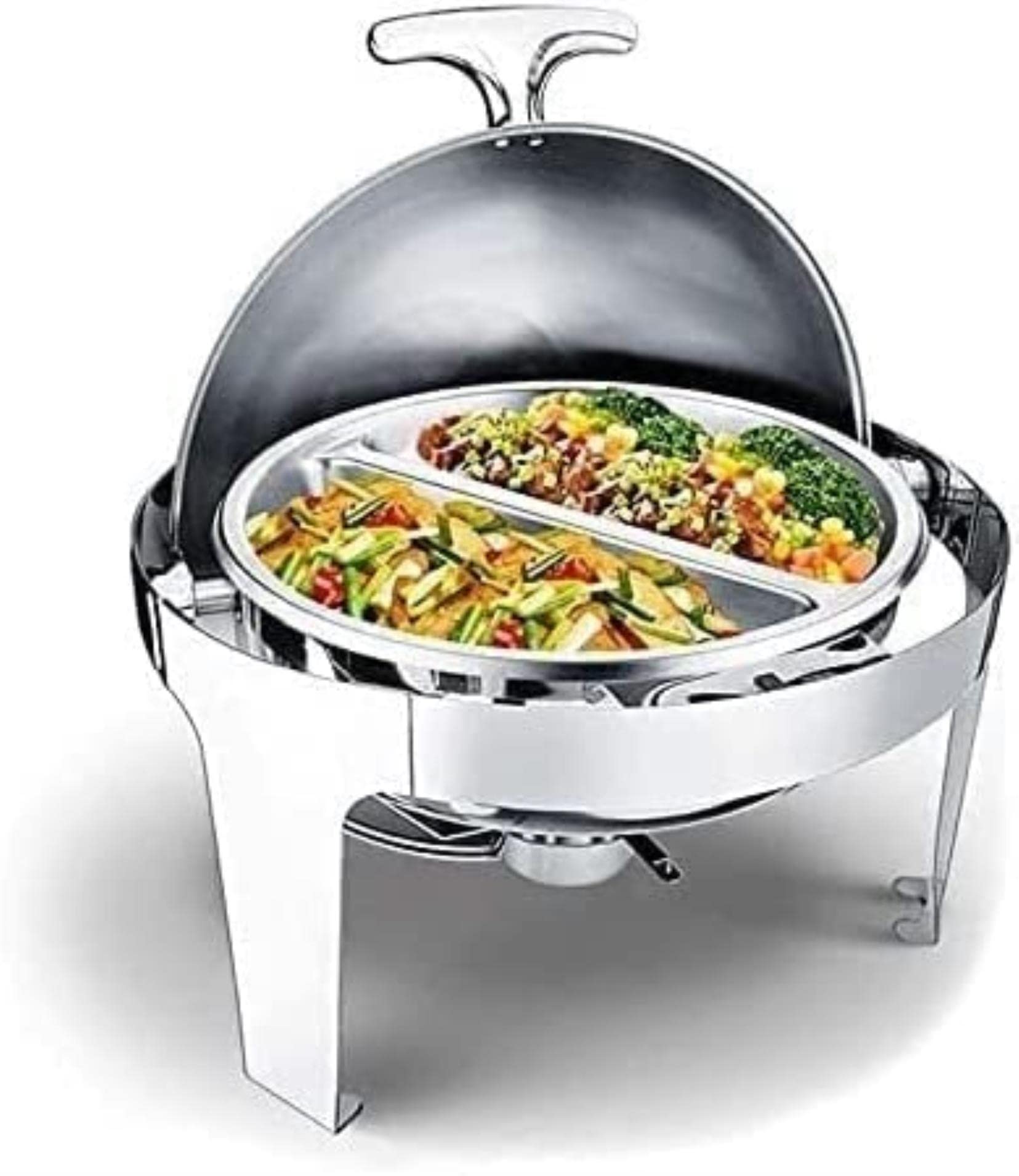 Chafing dishes buffet hôtel pour une présentation culinaire haut de gamme