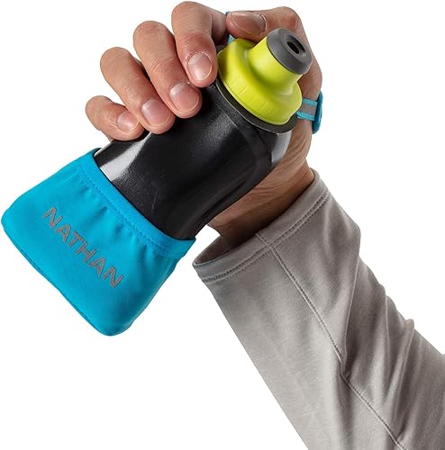 Miniatura 4 de Nathan Running Handheld Water Bottle Adjustable No-Grip Quick Squeeze Lite Hand Strap. Reflective Hydration