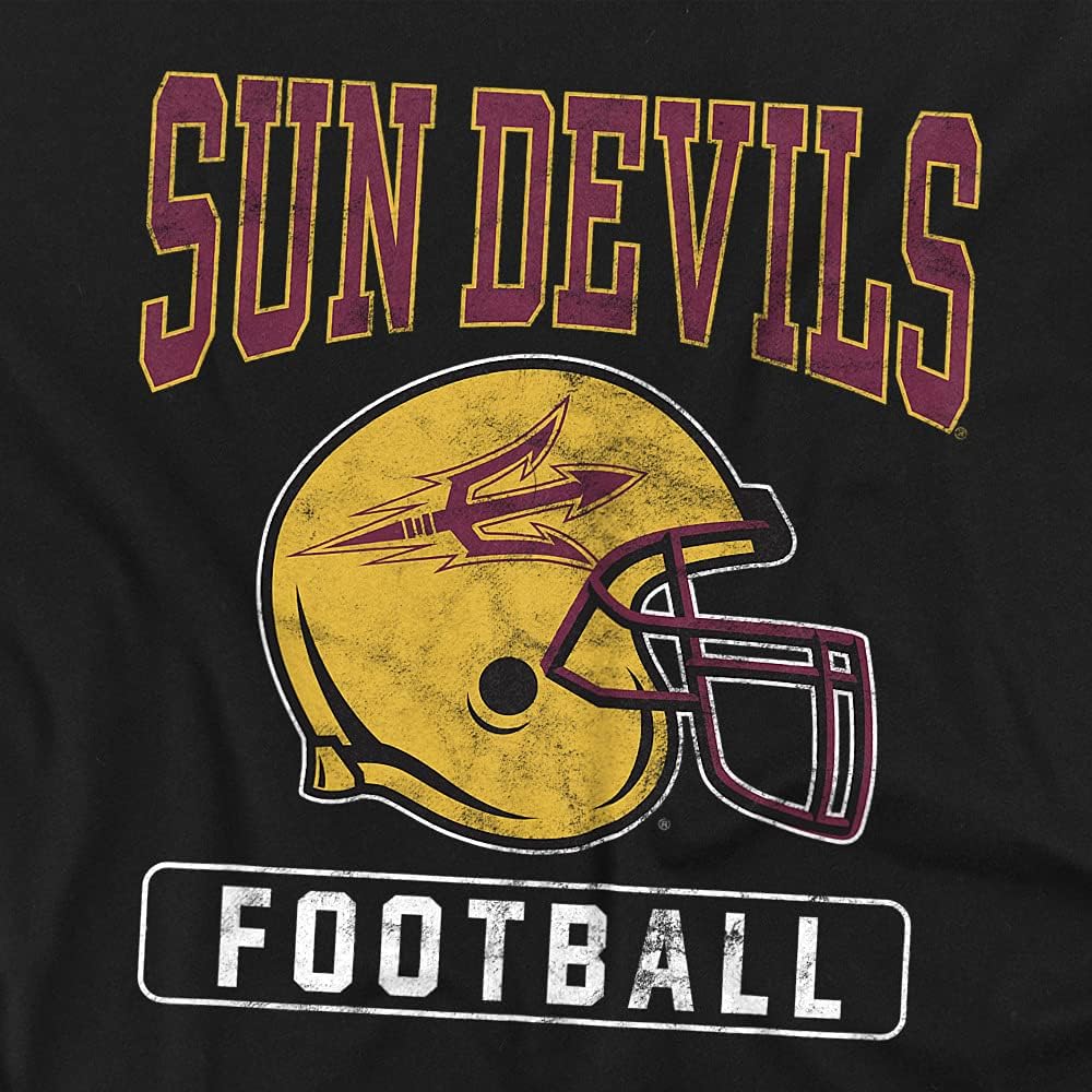 Arizona State University Official Football Helmet Unisex Adult T Shirt