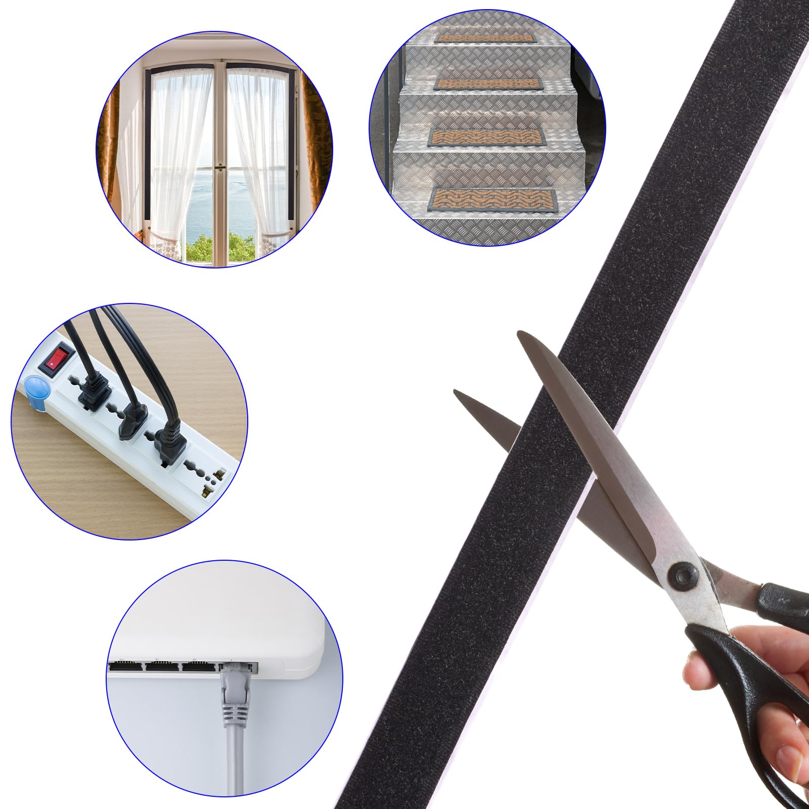 Nastro Biadesivo Forte 25M X 20 Mm - Per Tessuti, Tende E Fai Da Te - Foto 2