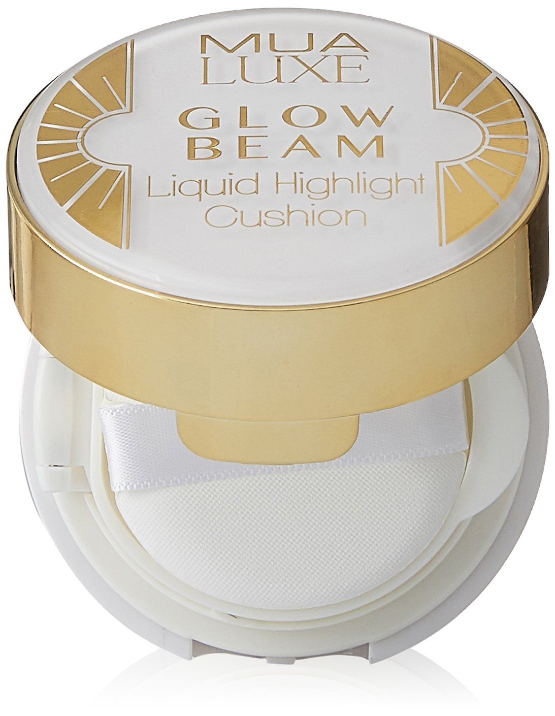 MUAMakeup Academy Luxe Glow Beam Liquid Highlight Cushion, Gold, 10g