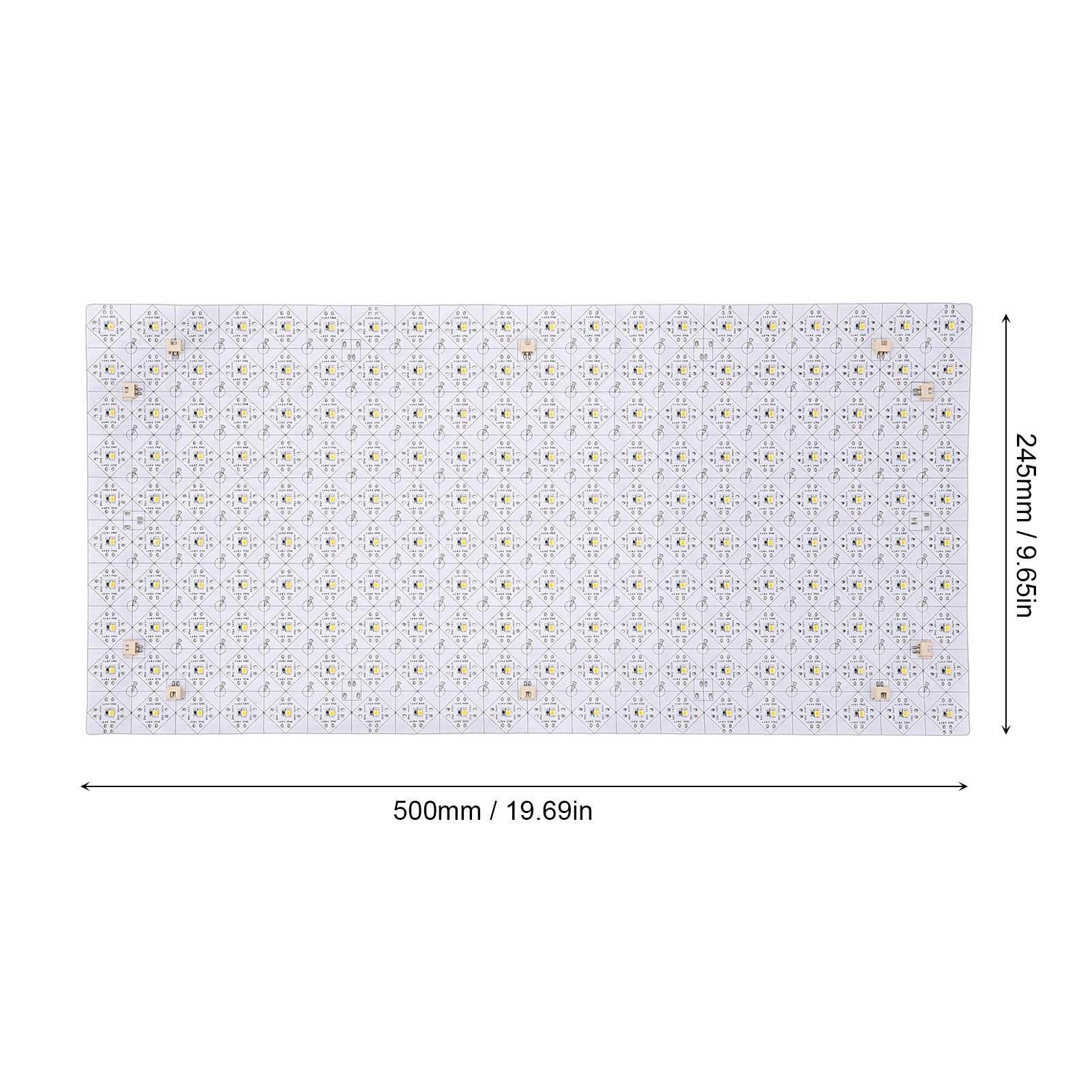 Irfora Elastyczny Arkusz LED 20W 200LEDs Panel Podświetlający z możliwością ściemniania do Oświetlenia Dużych Powierzchni Hoteli i Centrów Handlowych 20 Zestawów