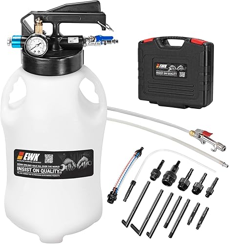 EWK Kit patentado de bomba extractora de fluidos de transmisión automática de 10L y kit de herramientas dispensadoras para sistema de llenado ATF