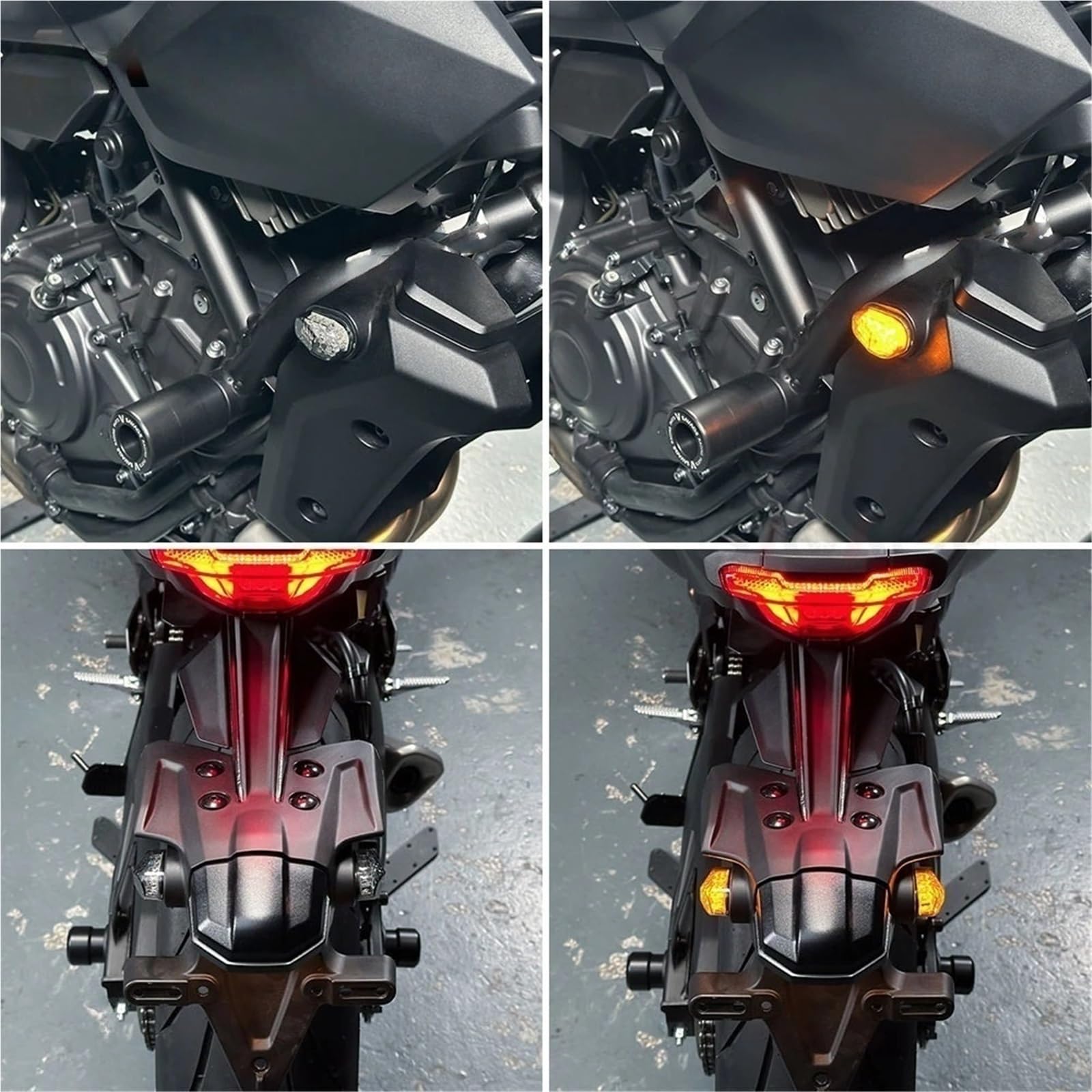 Kierunkowskazy motocyklowe Mocowanie Kierunkowskazu