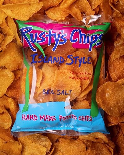 Miniatura 6 de Rusty's Chips - Chips crujientes y saludables para un bocado rápido - Chips sin gluten, sin conservantes, sin OMG, paquete de aperitivos veganos