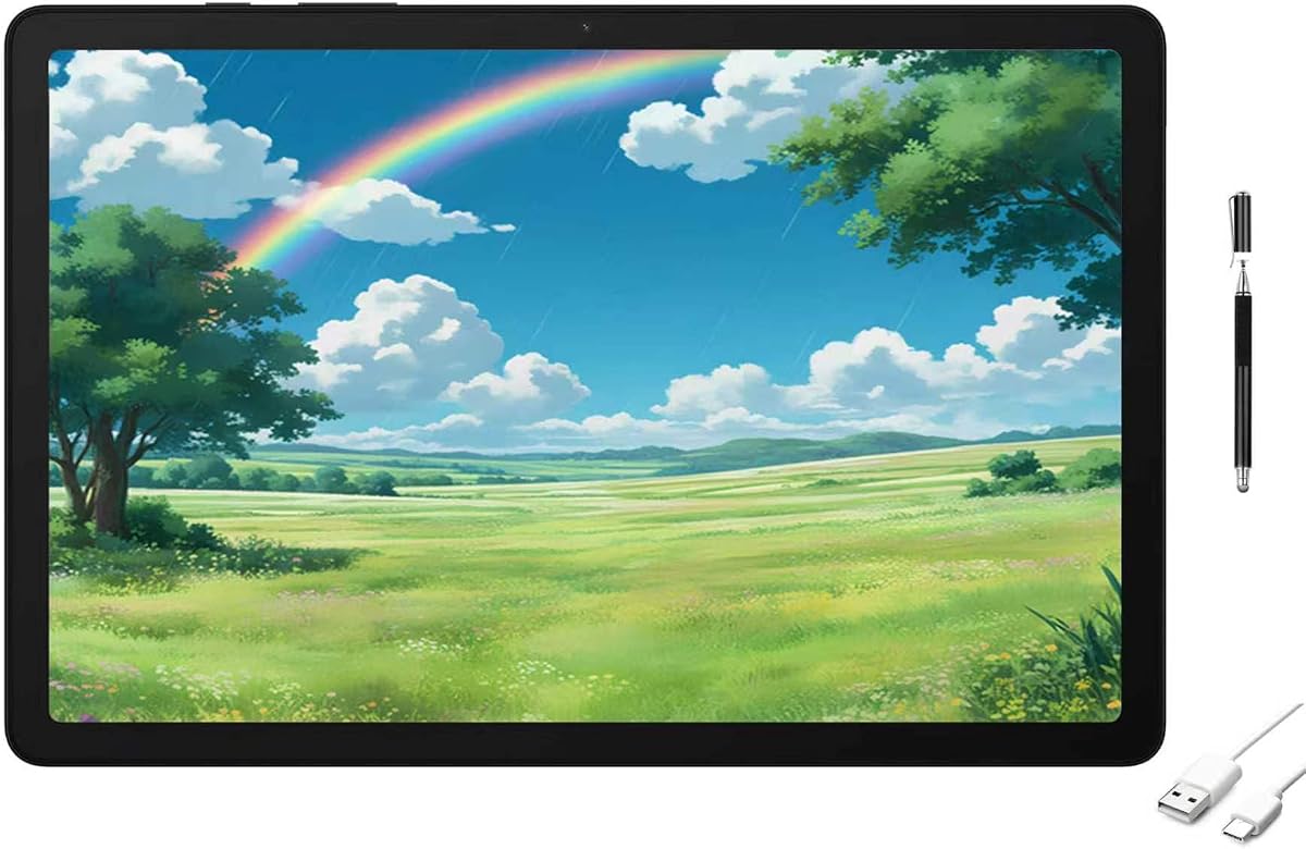 Galaxy Tab A9+ 11 inch 64GB Android Tablet, Big Screen, Quad Speakers, Upgraded Chipset, Multi Window Display, Slim, Light, Durable Design, Graphite with HEXAccessories