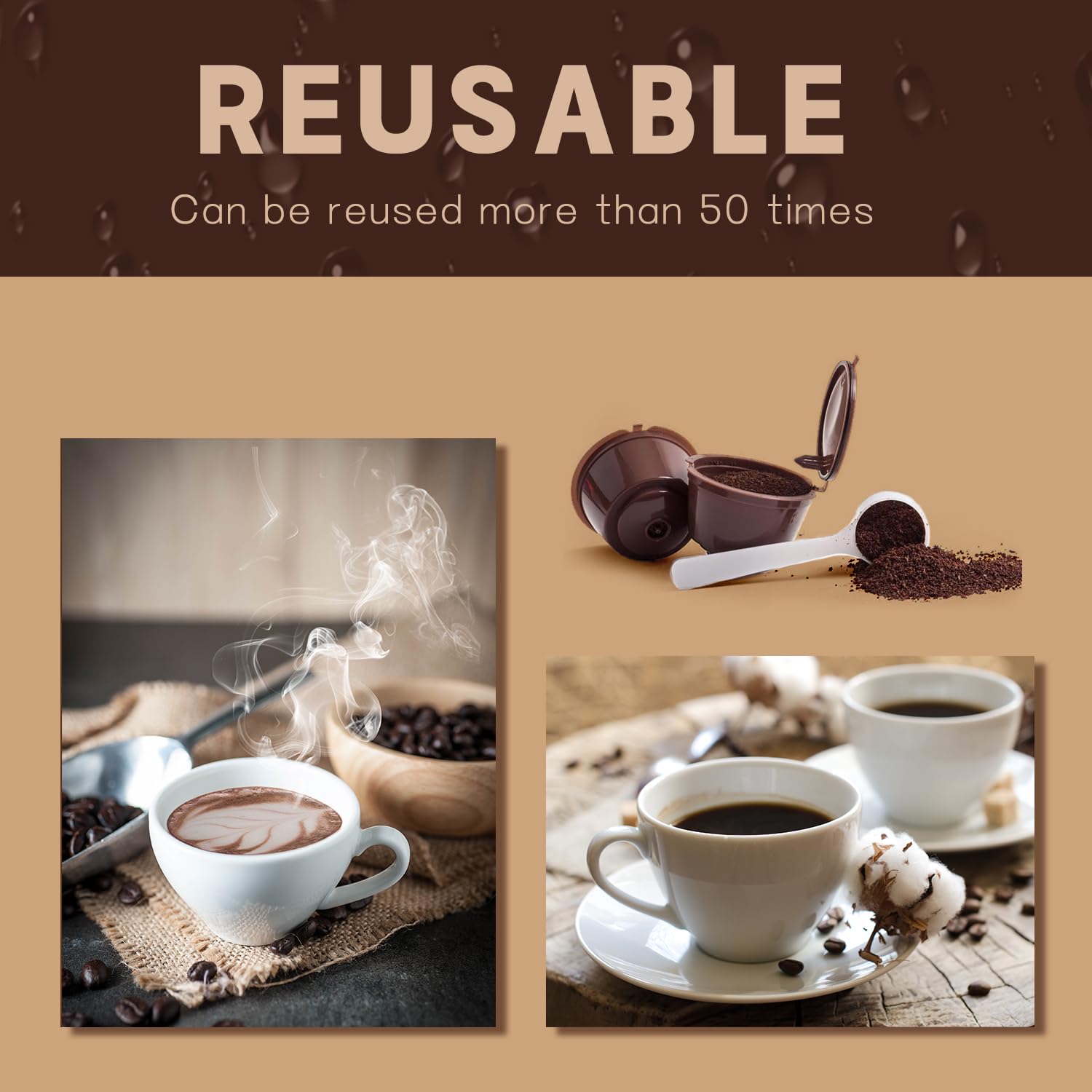 Capsules De Café Réutilisables Et Rechargeables De... - Grandado