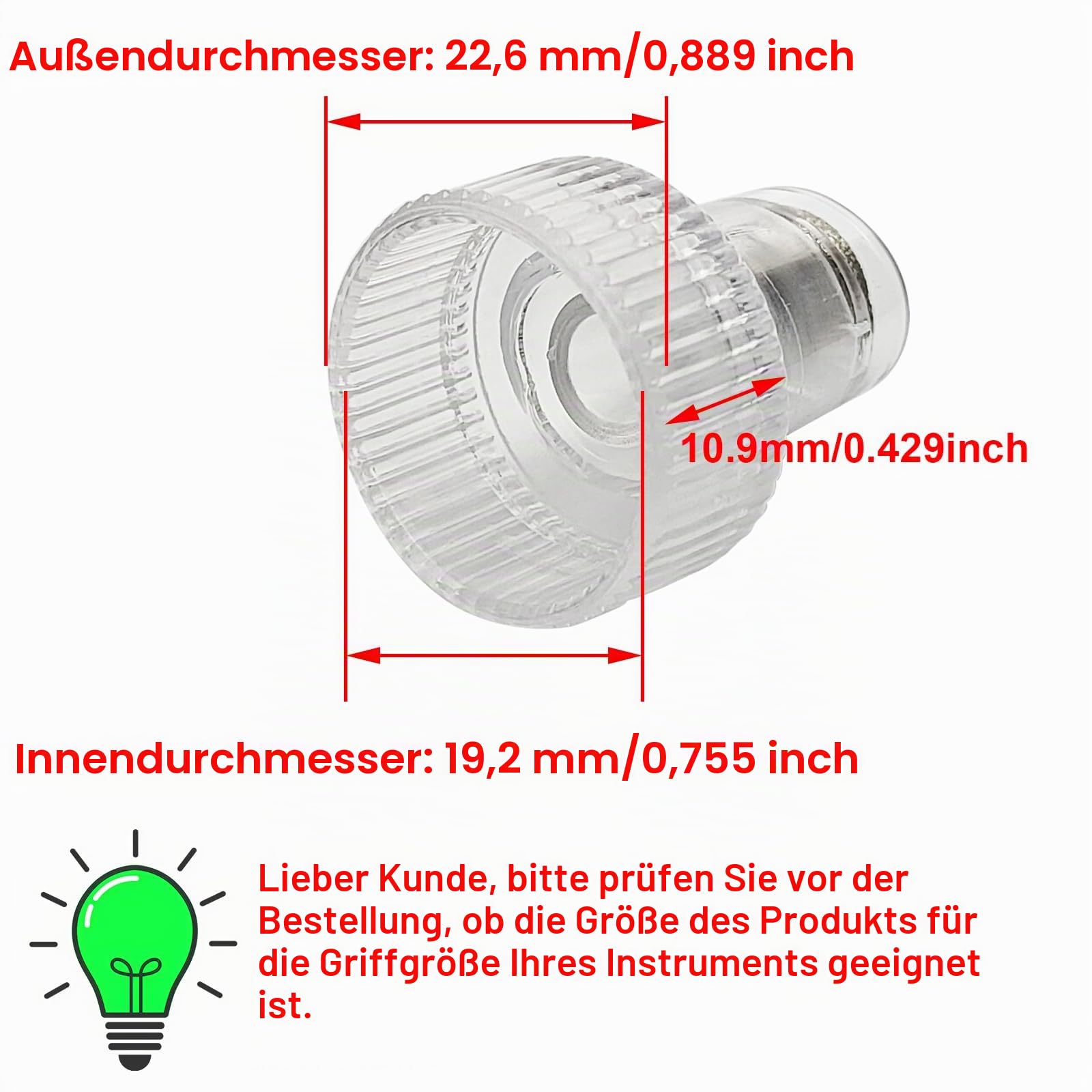 Hydrafacial Ersatz Tipps Vortex Beauty Tipps Dermabrasion Tipps für Wasser Peel Aqua Peel Hydrofacial Teile Kunststoff 9 Stück für Elitzia ETLB245 oder ET89 ETLB248 Schönheitsmaschine
