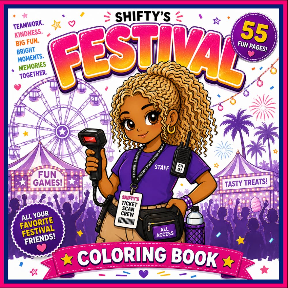 Shifty's Festival Coloring Book: 55 Fun Pages of Celebration and Joy