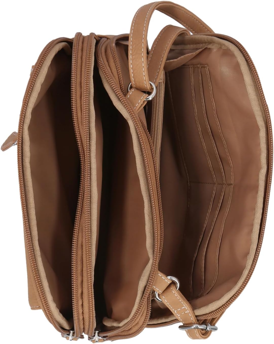 MultiSac Zippy Triple Compartment Crossbody Bag - Image 3