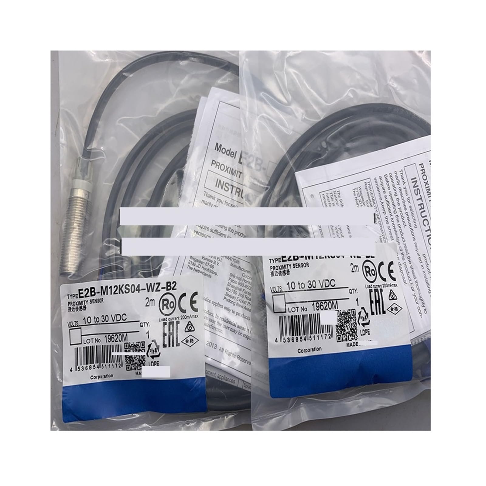 Détecteur de proximité E2B-M12KS02-WZ-B1-HD M12 à détection précise de 2mm PNP - 5