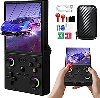 Vista 1 de XF40V - Consola de juegos de mano retro, consola de juegos retro con pantalla IPS de 4.0 pulgadas, sistema Linux integrado de 64G, sistema Linux