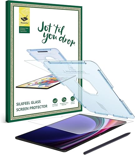 Silkfeel - Protector de pantalla de vidrio compatible con Samsung Galaxy Tab S9 Ultra  S8 Ultra de 14.6 pulgadas 2023 y 2022 herramienta de