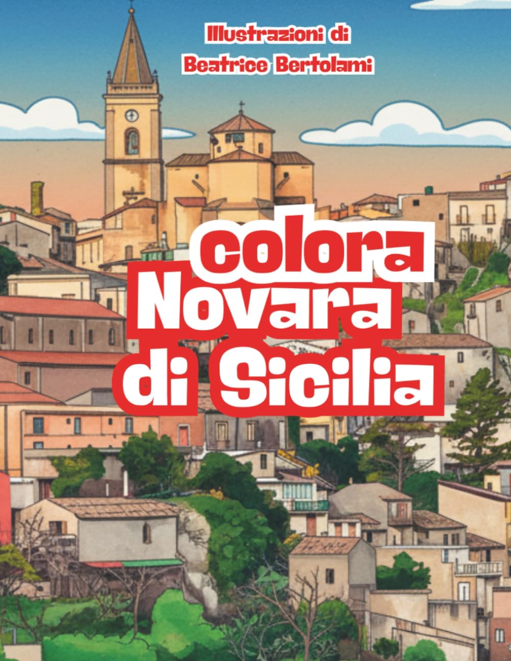 Colora Novara di Sicilia (Sicilia da colorare)