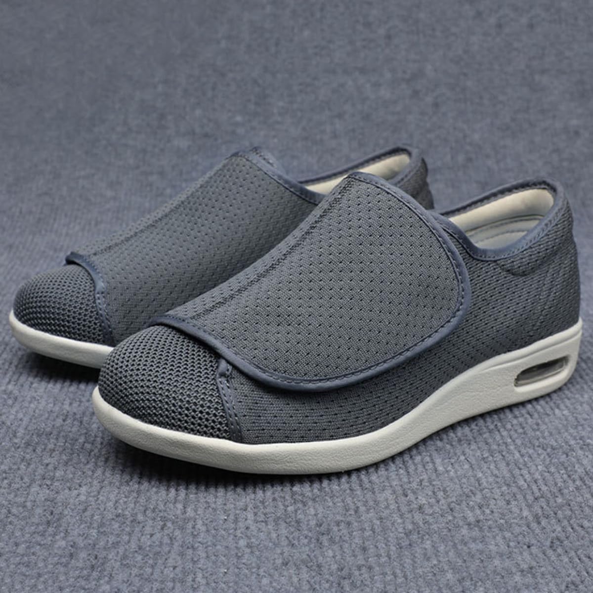 Scarpe per Diabetici per Uomo Donna Scarpe da Passeggio Gonfie Extra Larghe Slip-On Scarpe da Passeggio Regolabili per Anziani