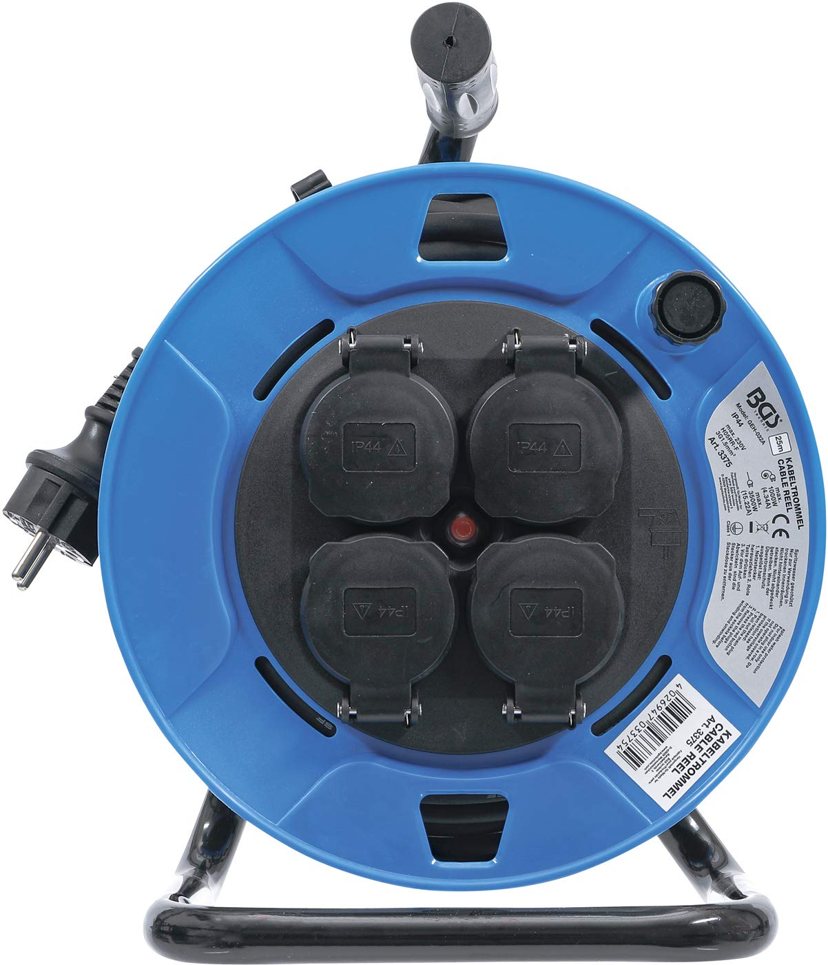 BGS 3375 | Kabeltrommel | 25 m | 3 x 1,5 mm² | IP44