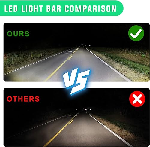 Miniatura 4 de Barra de luz LED curvada para todo terreno de 52 pulgadas, 288 W, haz combinado de inundación y soporte de montaje para parabrisas de techo superior