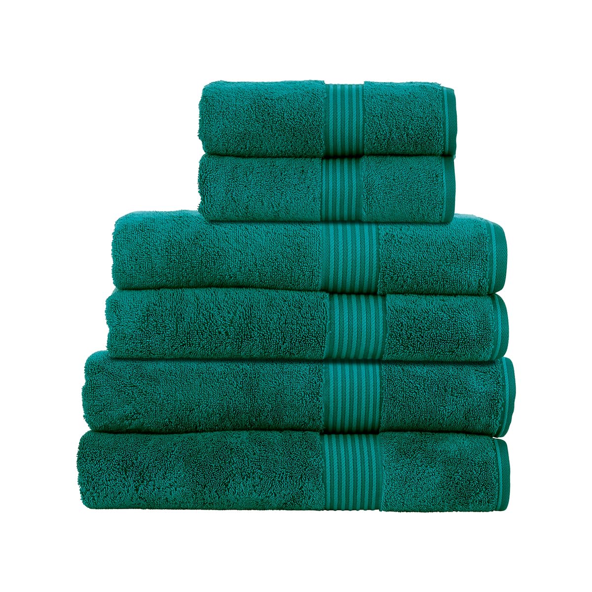 Christy Supreme Hygro 2 Hand Towels Set | Blush Pink | 100% Luxury Supima Cotton | Ultra Soft | Super Absorbent | 650GSM | Plush and Long Lasting — view 22
