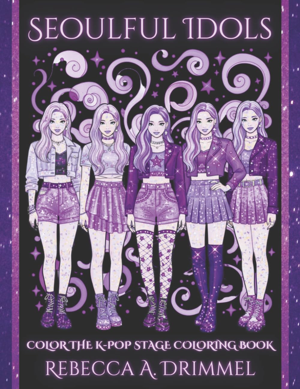 Seoulful Idols: Color the K-pop stage coloring book