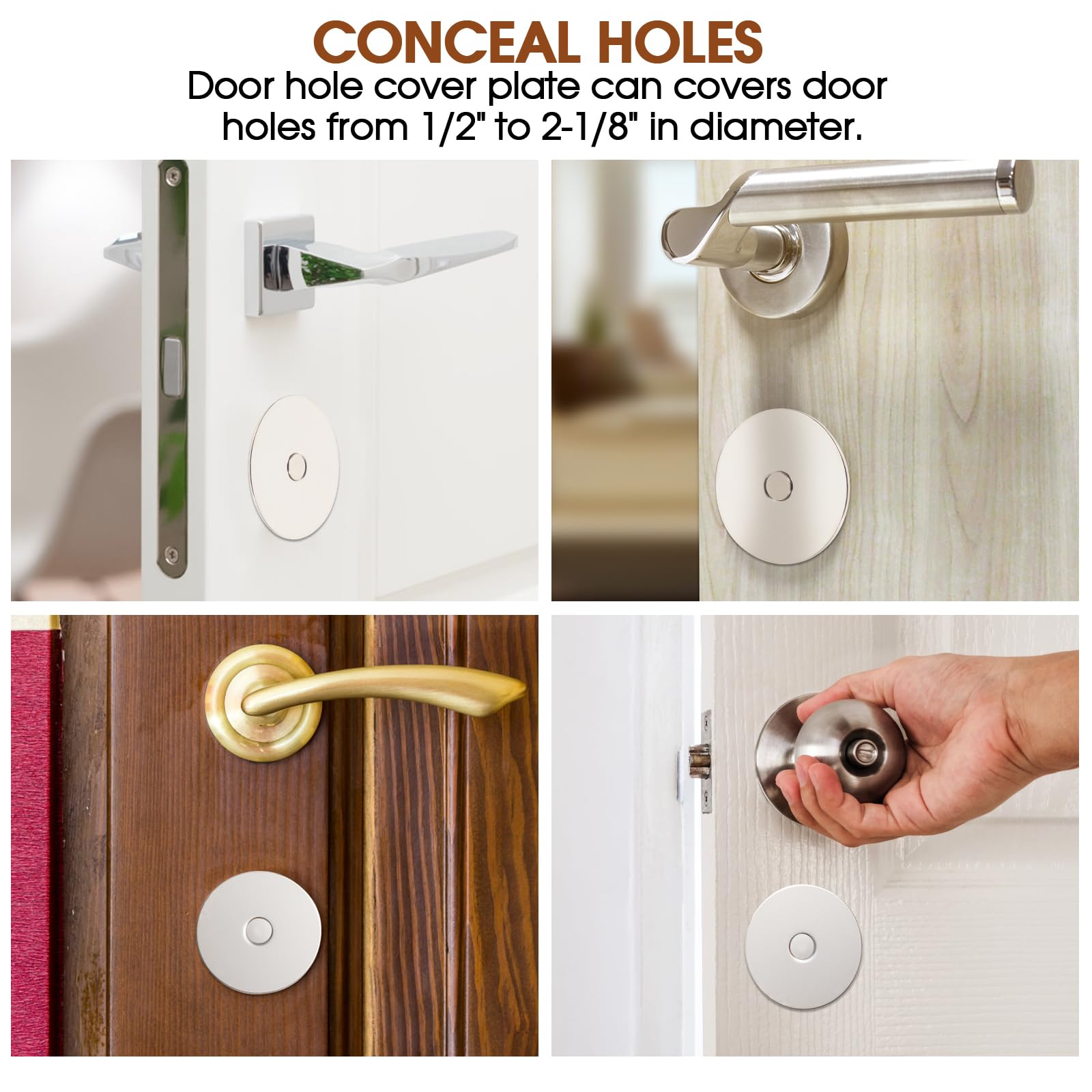 Deadbolt Cover Door Lock Protection Car Lock Cover Screen Cover Set