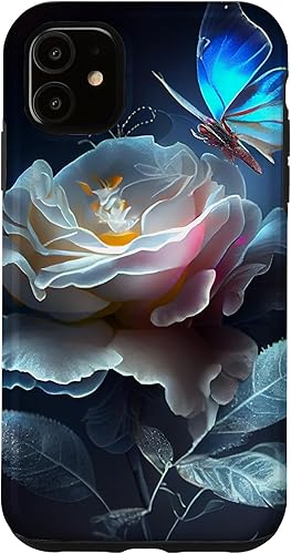 Miniatura 10 de Funda para iPhone 11 Pro Max con diseño de pétalos de flores de espectro colorido