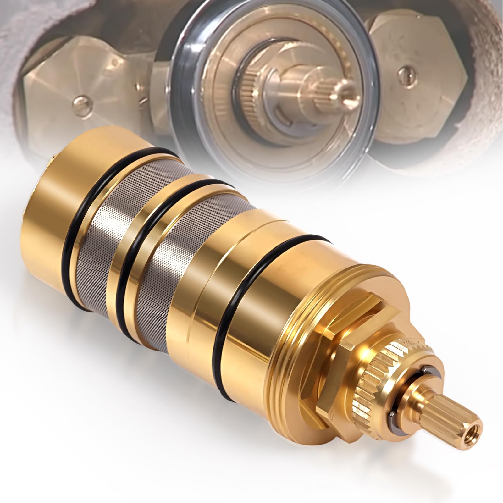 VORGENS 130156 Thermostatic Cartridge Fit for Moen Thermostatic