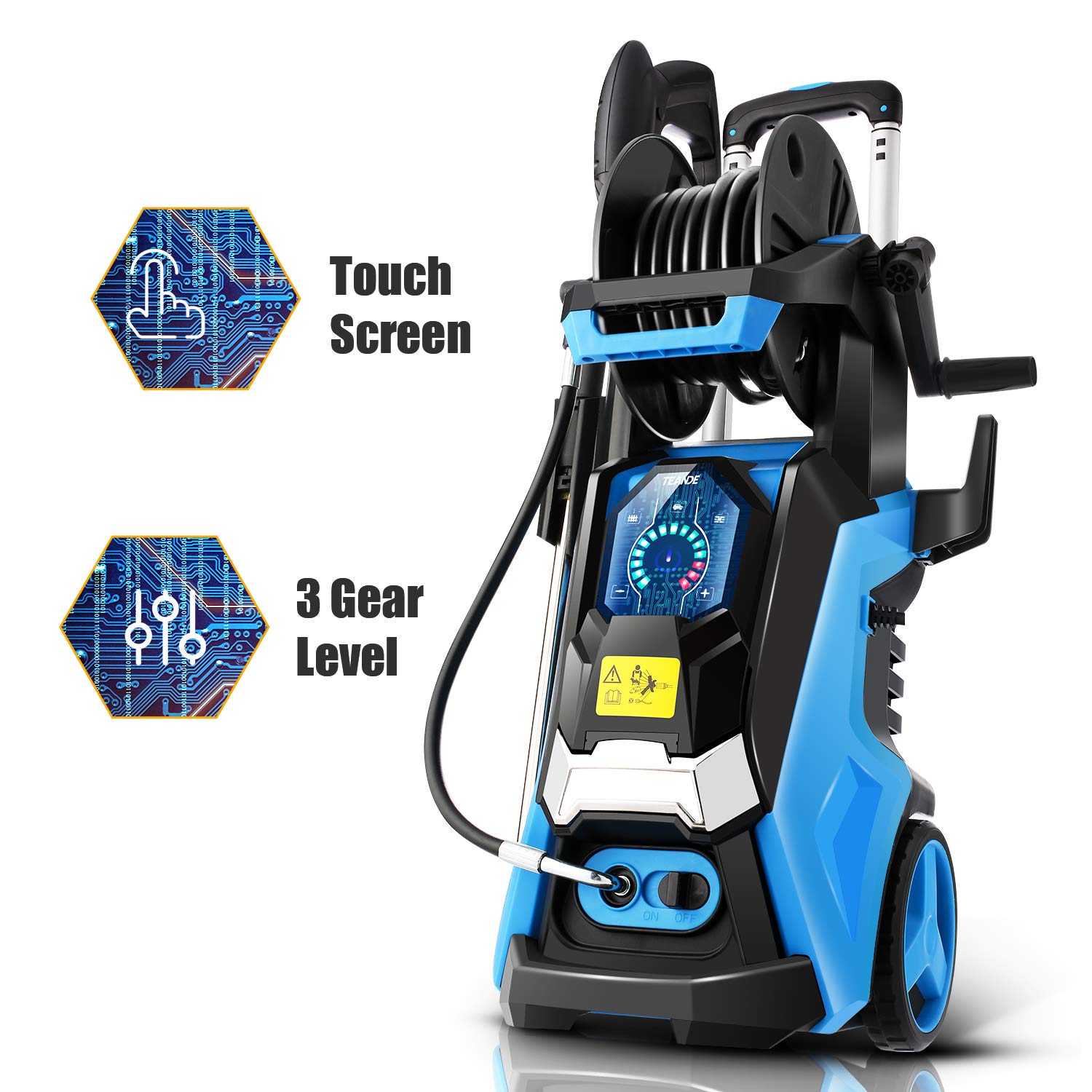 Buy TEANDE Smart Pressure Washer 3800 PSI Electric High Powerful Touch
