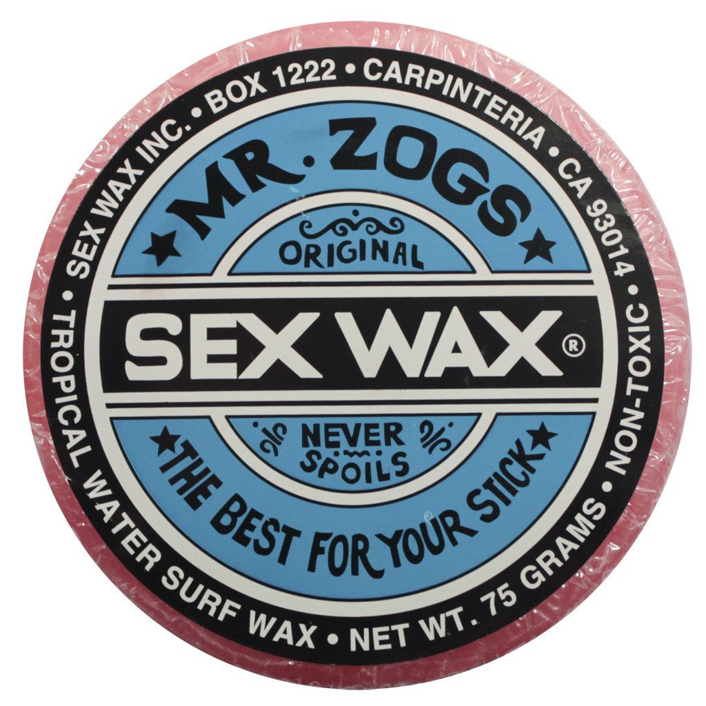 Mr Zogs Original Sexwax - Tropical Water Temperature Strawberry Scented (Light Red Color)