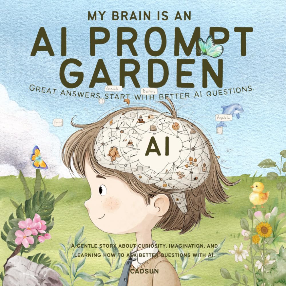 My Brain Is an AI Prompt Garden: Great answers start with better AI questions | A gentle story about curiosity, imagination, and learning how to ask better questions with AI.