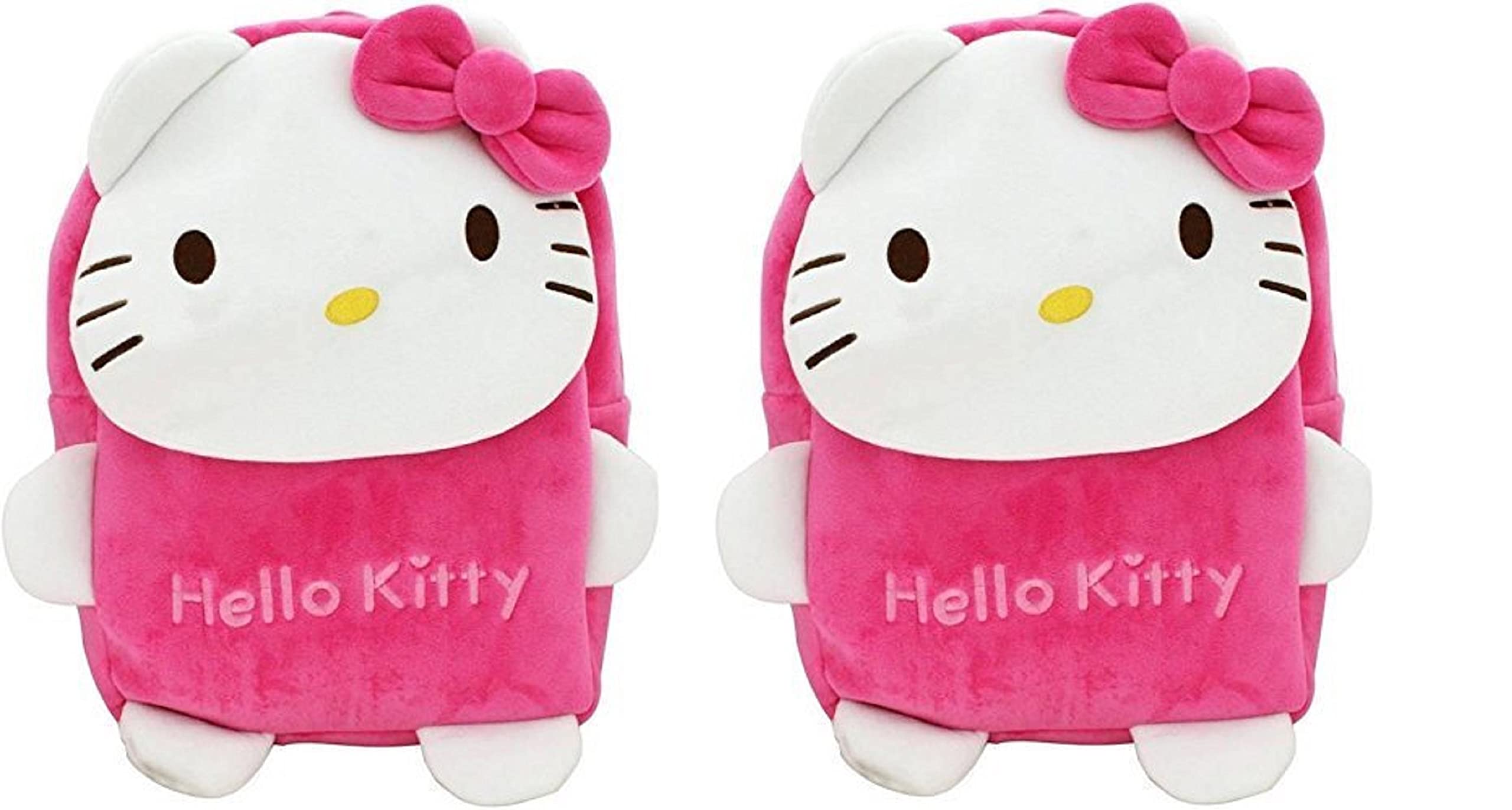 Black HillBlack Hill Kids School Bag Soft Plush Backpack Cartoon Bags Mini Travel Bag for for Girls Boys Toddler Baby Hello Kitty & KIDO Hello Kitty
