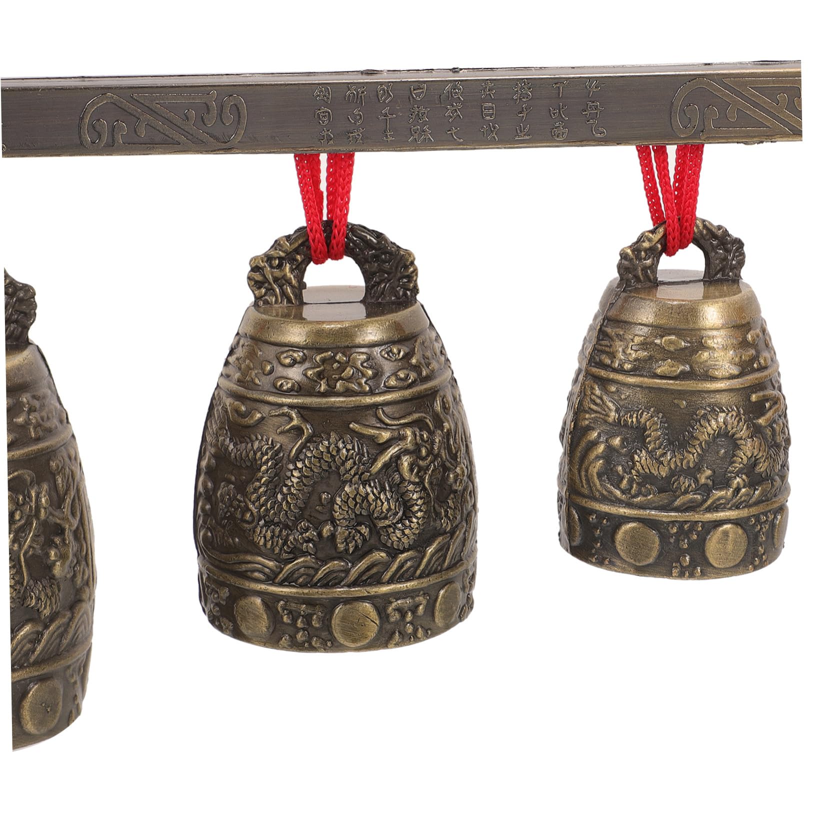 Chinesische mit Klarem und Melodischem Klang Vintage aus Zinklegierung Glocke Antikes Schlaginstrument Einzelnes zur Büro und Wohnraumdekoration