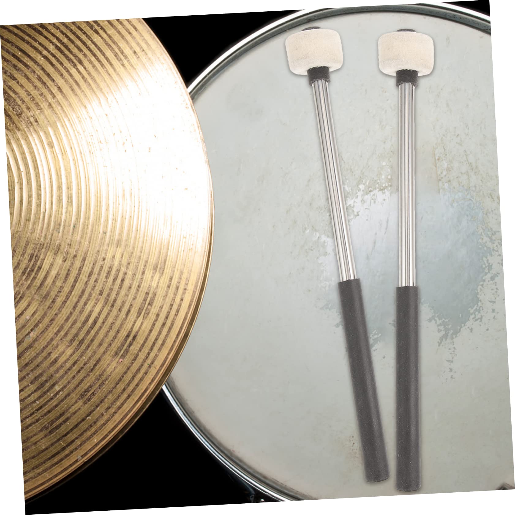 TOYANDONA 6stücke Drum Mallets Mit Filzkopf Stabile Schlagzeugstöcke Für Percussion Instrumente Für Anfänger Und Langlebig Und Rutschfest