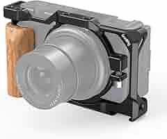 Amazon | SmallRig ZV-1F / ZV1カメラ専用ウッドグリップ付き