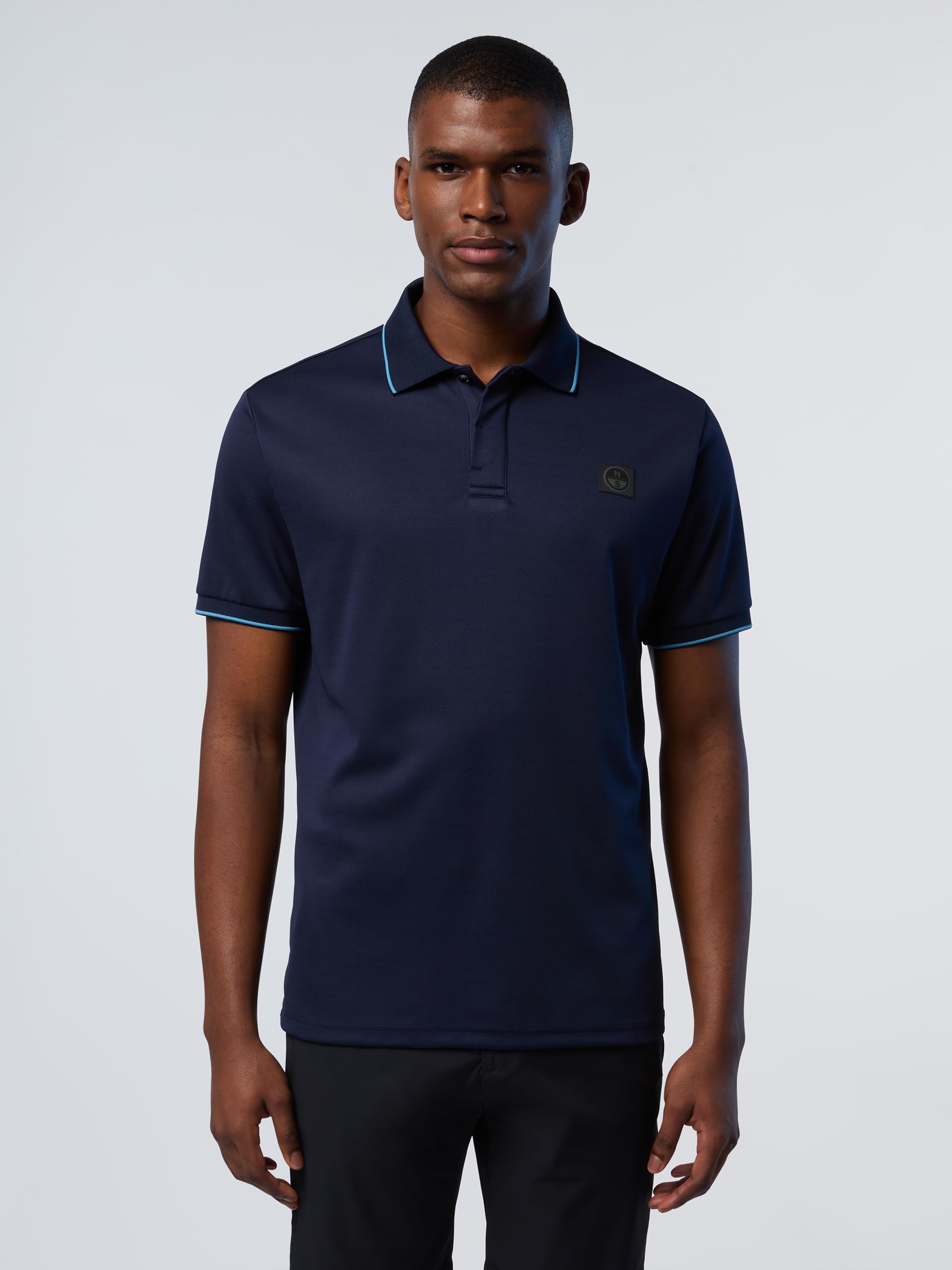 NORTH SAILS Polo Uomo in piqué Coolmax di Poliestere Riciclato