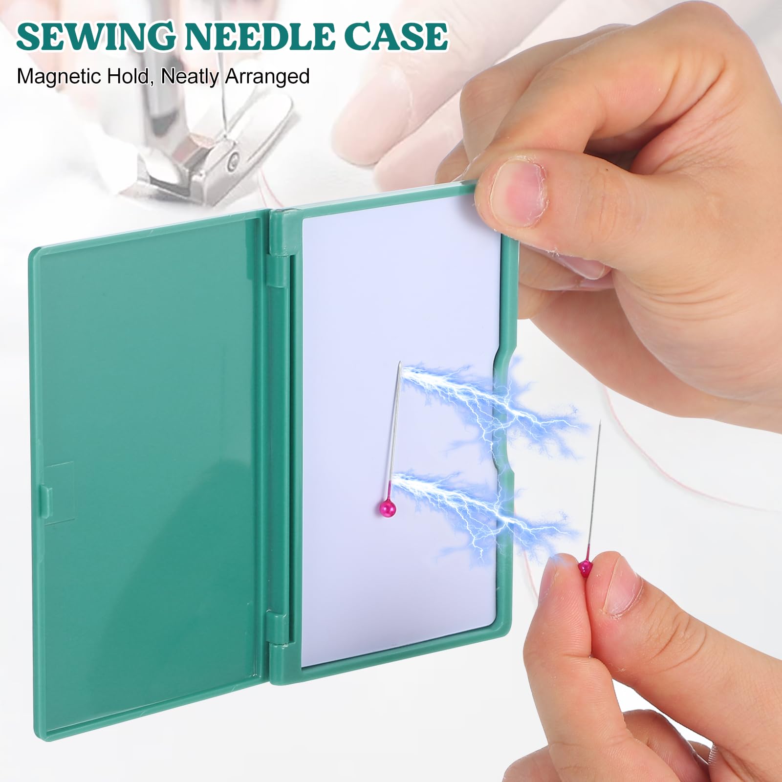 Amazon.com: NUOBESTY Magnetic Needle Storage Case for Sewing