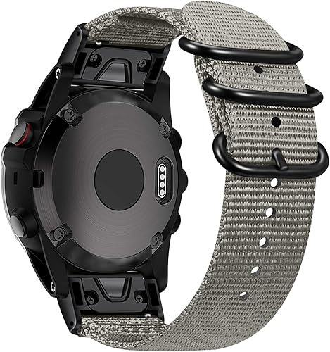 Fintie Correa compatible con Garmin Fenix 5X5X Plus, Fenix 6X6X Pro, Fenix 7X, Fenix 33 HR, Descent MK1D2 Delta PXD2 Charlie, correa deportiva de