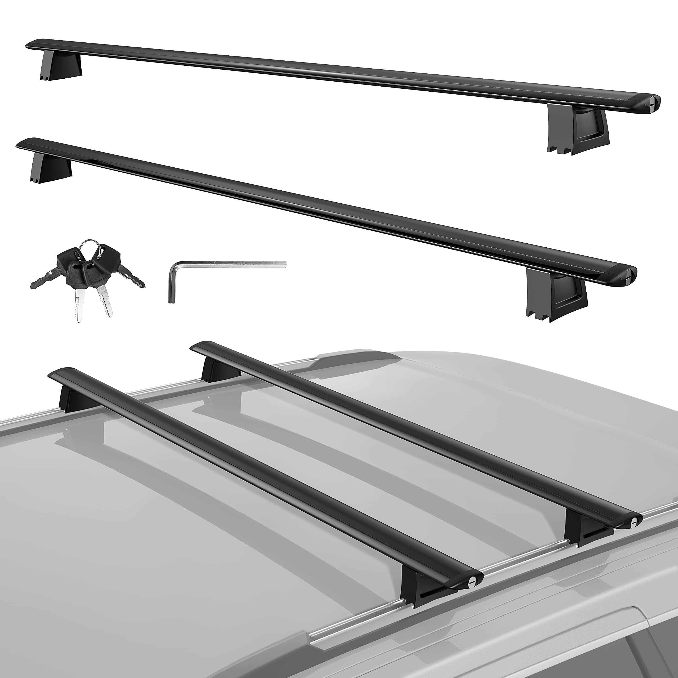 MOSTPLUS Roof Rack Cross Bar Luggage Rack Compatible for Jeep Grand
