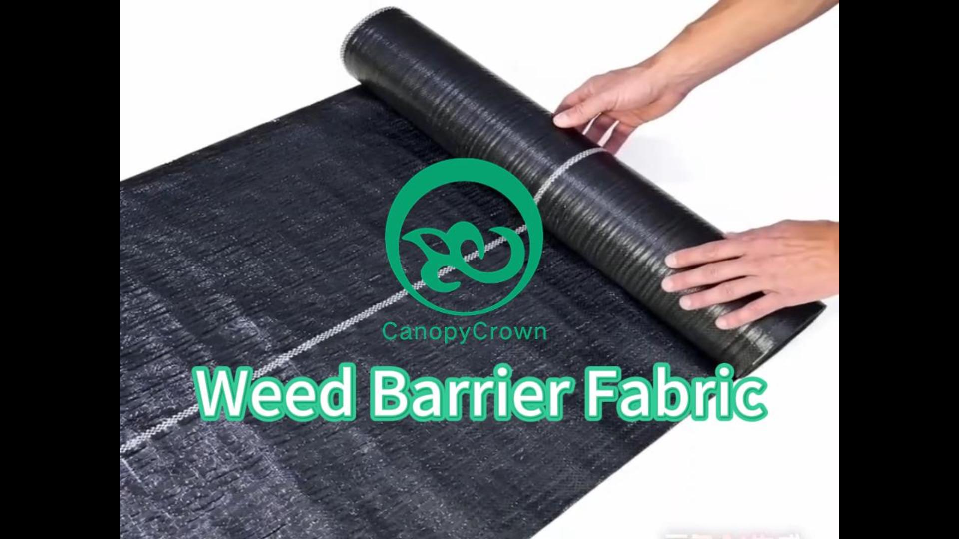 Image of Weed Barrier Fabric, 4FTx100FT Heavy Duty Landscape Fabric with 20 U-Shaped Securing Pegs, 3.2OZ Geotextile Ground Cover, Woven Weed Block for Gardening, Landscaping, Driveway