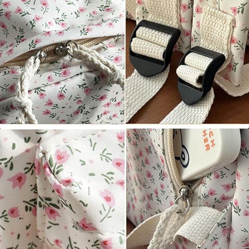 Miniatura 4 de Kawaii - Mochila universitaria de 16.1 pulgadas para mujer, Rosa, Mediana, Moderno