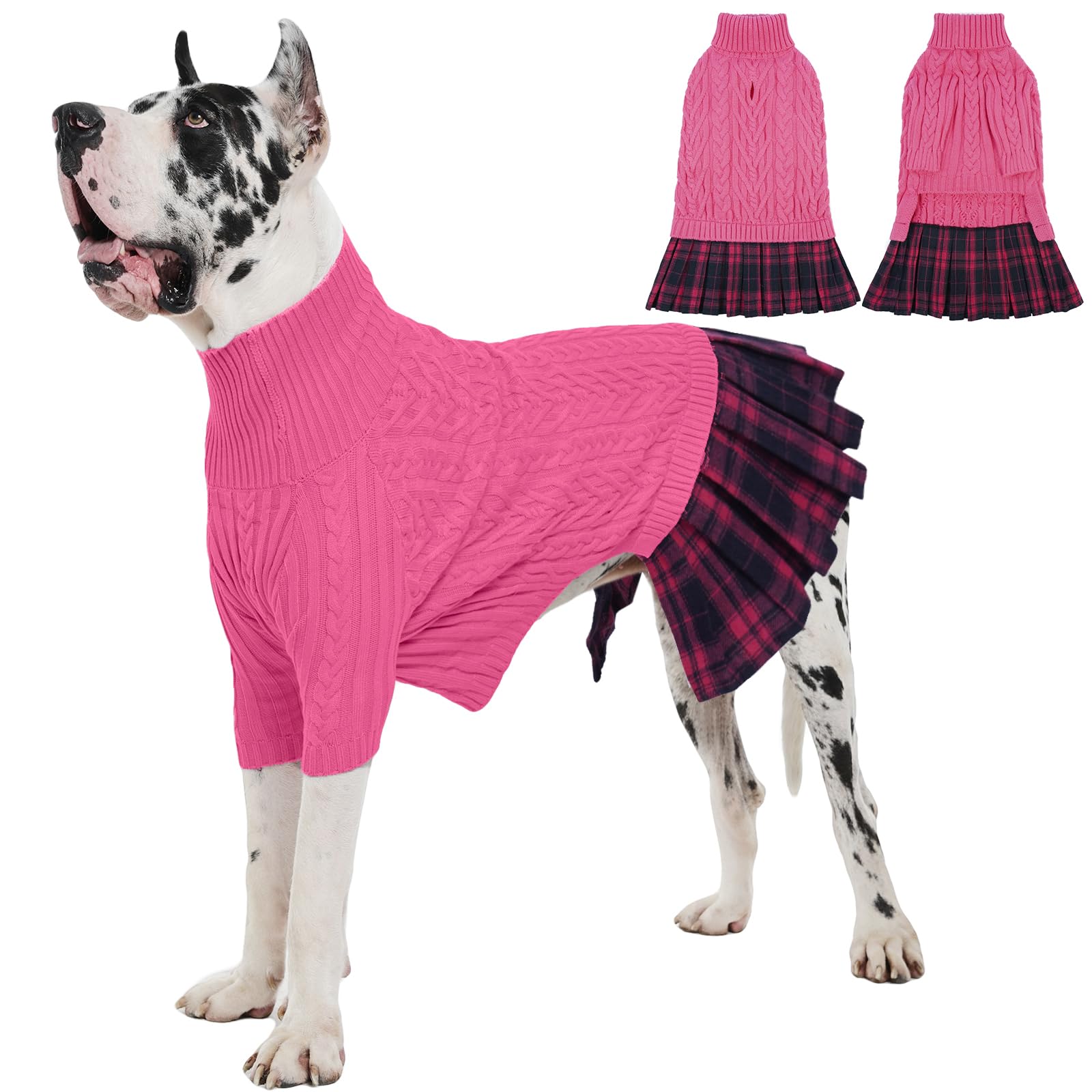 Pull d'hiver pour chiens de race géante contre le froid et les frissons