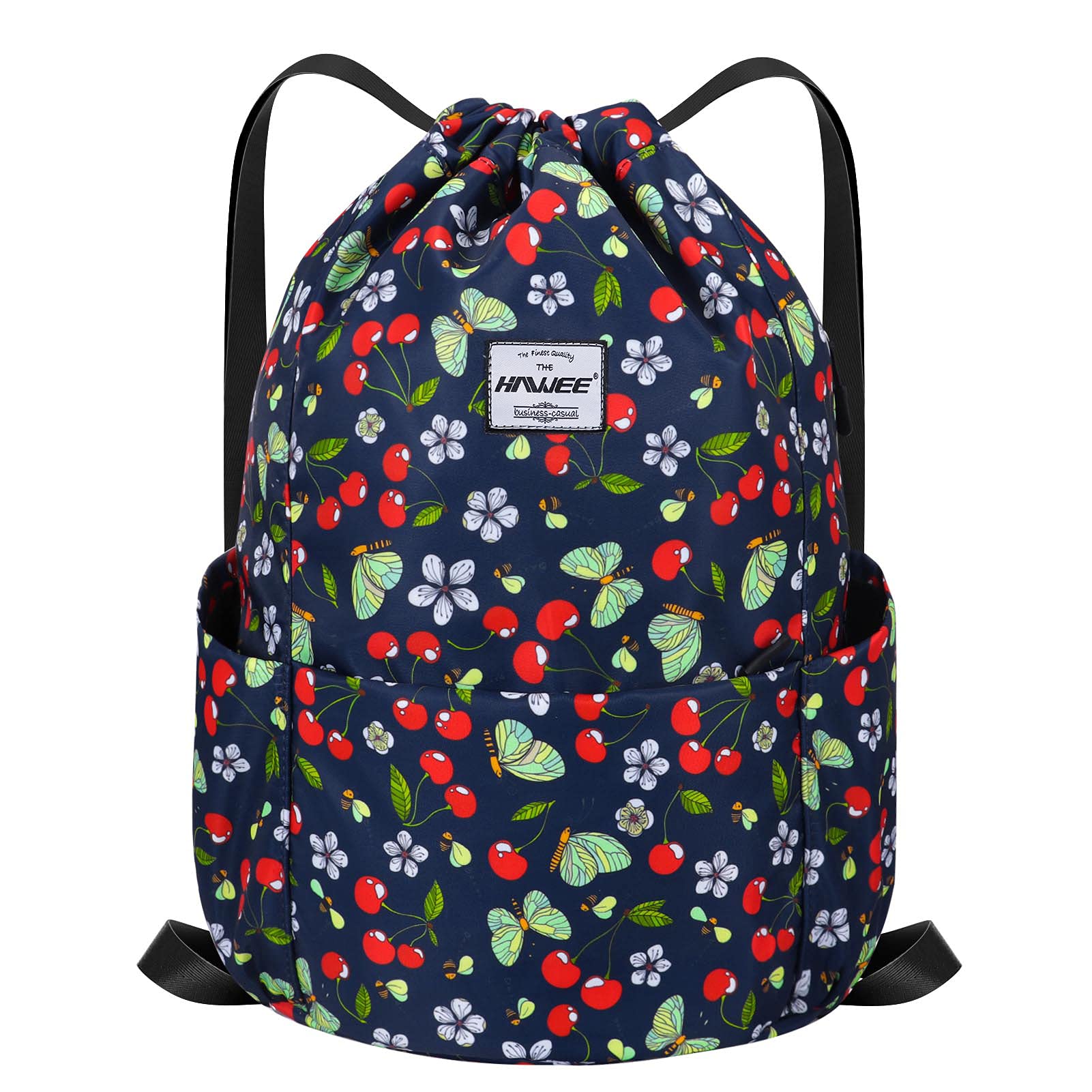 Impermeable Casual Mochila con Cordón Grande Deporte Bolso de Gimnasia Mochila de Cuerda Unisex para Mujer Hombre Vida Cotidiana Aire Libre Yoga Escuela Playa Nadar — view 11